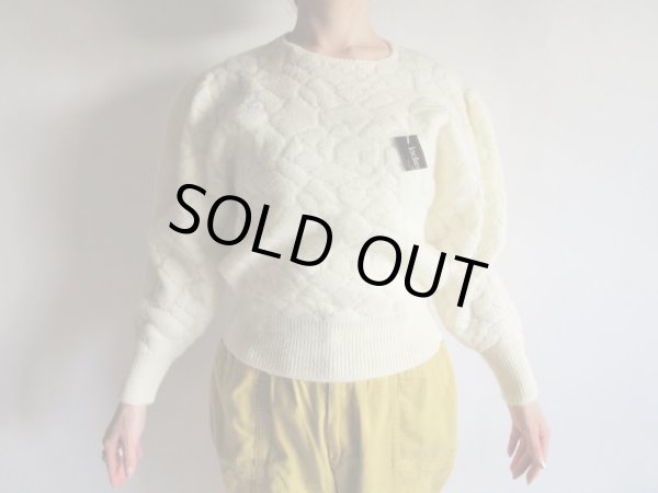 画像3: Dead stock*上品ホワイトニット (3)