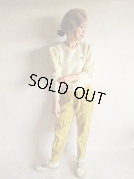 画像2: Dead stock*上品ホワイトニット (2)