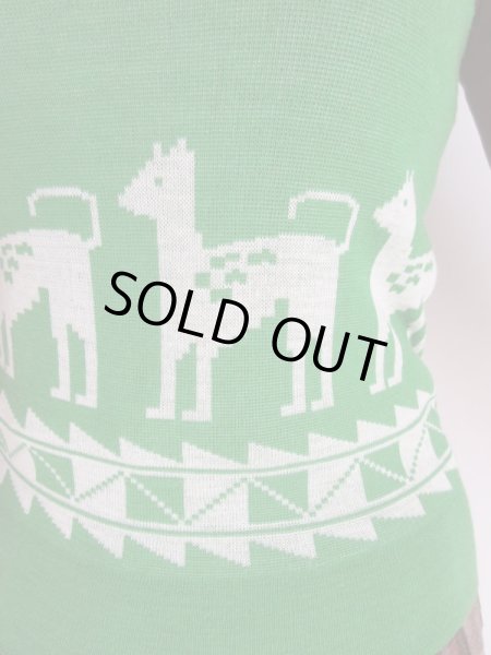 画像6: 動物モチーフデザインのレトロベスト (6)