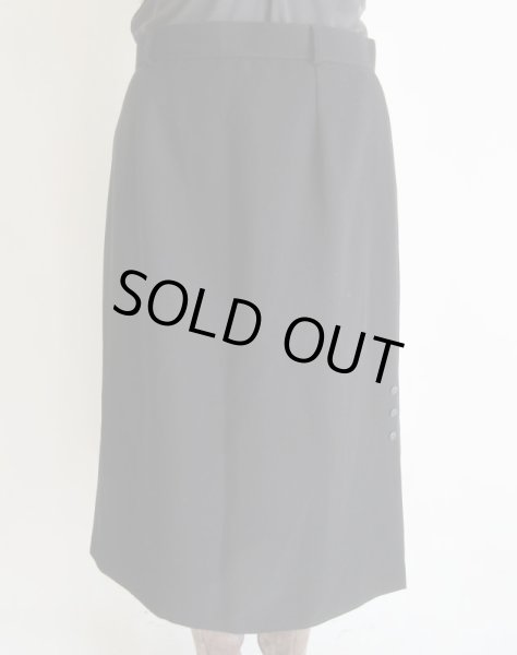 画像4: サイドボタンデザインスカート (4)