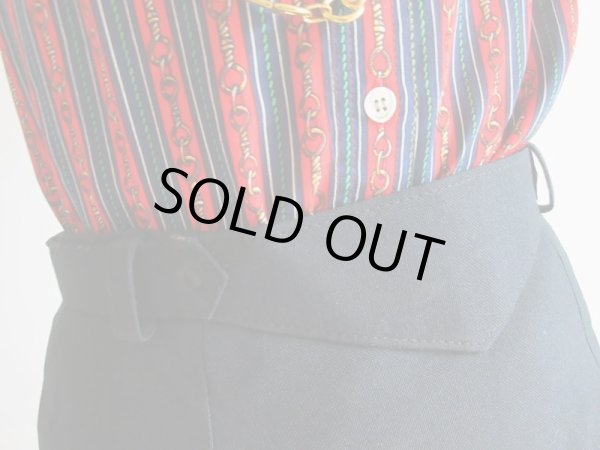 画像7: 海外ヴィンテージ*裾プリーツの美シルエットスカート（ベルト付き） (7)