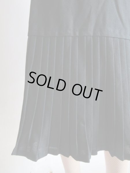 画像8: 海外ヴィンテージ*裾プリーツの美シルエットスカート（ベルト付き） (8)