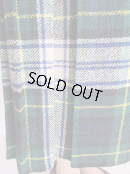 画像7: 海外vintage*チェック柄ラップスカート (7)