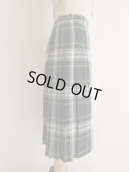 画像4: 海外vintage*チェック柄ラップスカート (4)