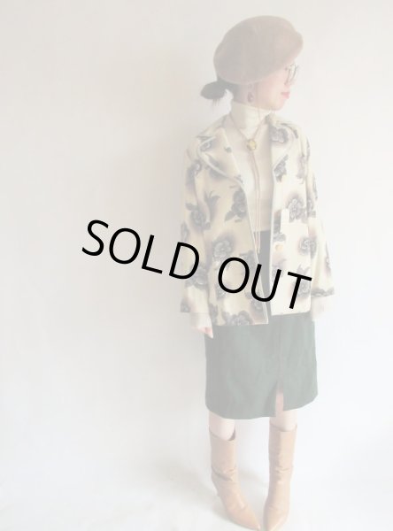 画像2: Dead stock*クラシカル花柄ジャケット13号 (2)