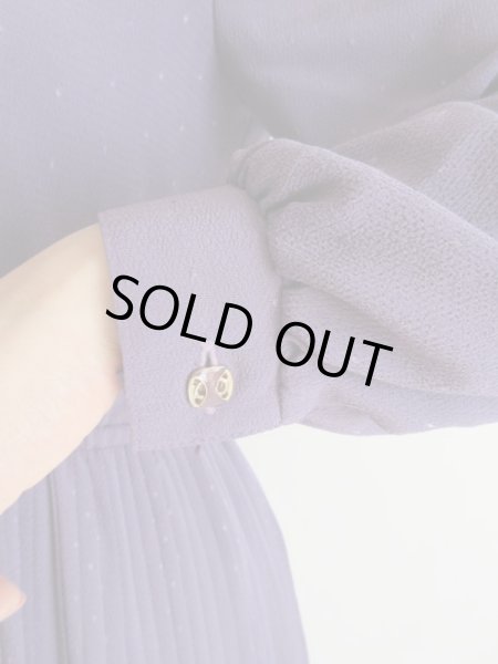 画像7: クラシカルムード満点のミニドットワンピース (7)