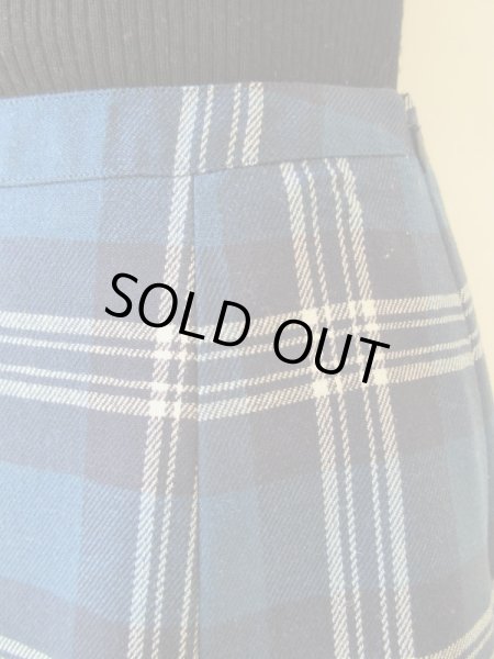 画像6: 美シルエットのチェック柄スカート (6)