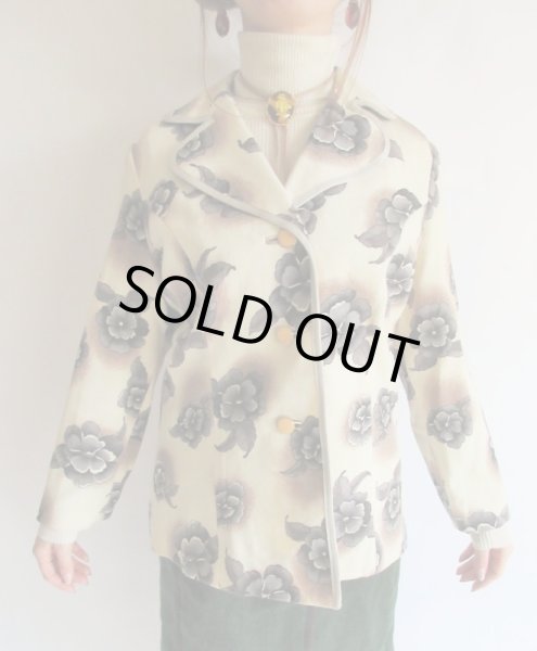 画像3: Dead stock*クラシカル花柄ジャケット13号 (3)