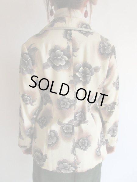 画像5: Dead stock*クラシカル花柄ジャケット13号 (5)