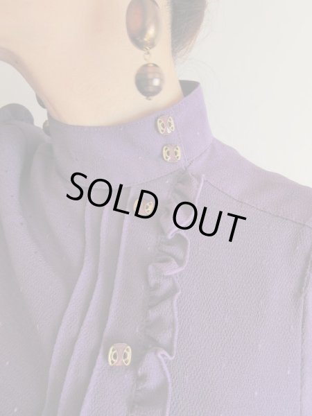 画像6: クラシカルムード満点のミニドットワンピース (6)