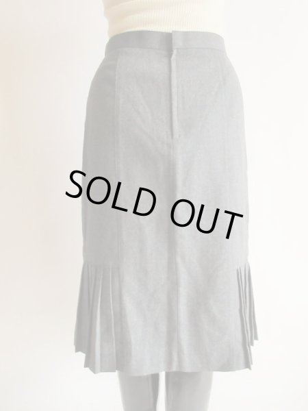 画像5: 裾プリーツのレディースカート (5)