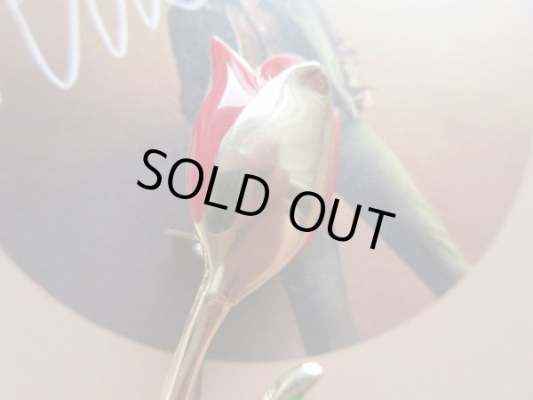 画像4: 未使用*エレガントフォルムのお花エナメルブローチ (4)