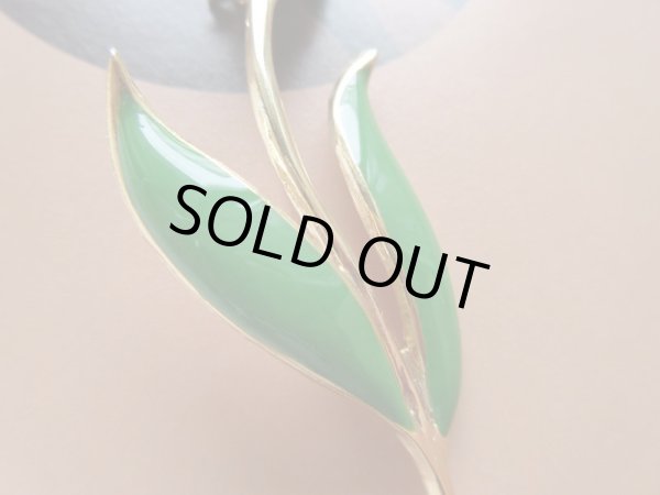 画像3: 未使用*エレガントフォルムのお花エナメルブローチ (3)