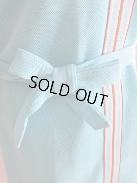 画像8: 海外ヴィンテージ*ジャージ素材のレトロシルエットワンピース (8)