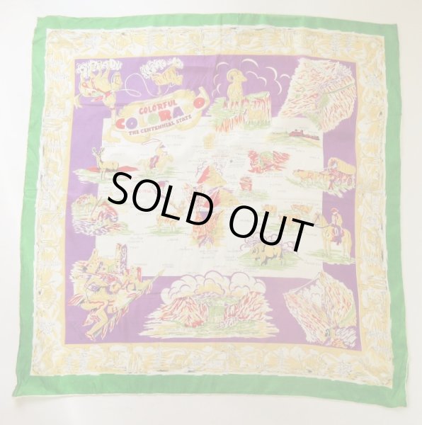 画像3: カウボーイとインディアン柄スカーフ (3)