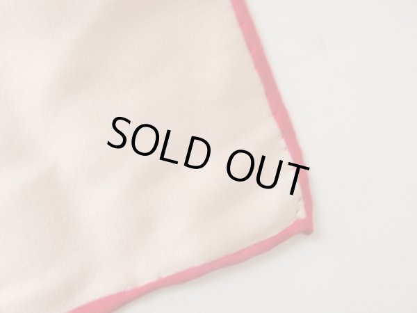 画像6: Dead stock*優しい桜色の花柄スカーフ (6)