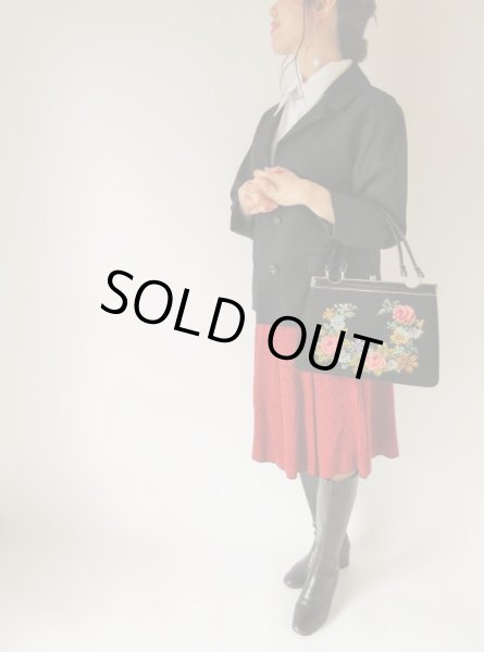 画像2: お花ステッチの乙女バッグ (2)