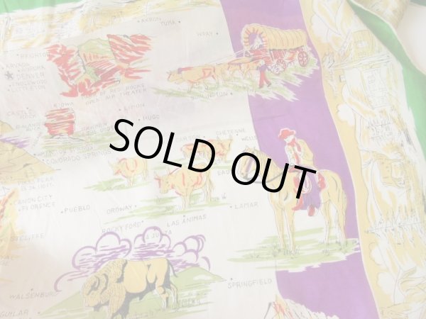 画像9: カウボーイとインディアン柄スカーフ (9)