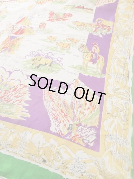 画像4: カウボーイとインディアン柄スカーフ (4)