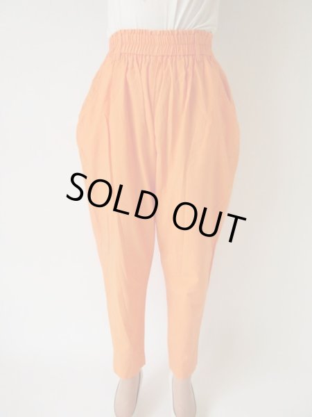 画像3: ビタミンオレンジのテーパードパンツ(ウエストゴム) (3)