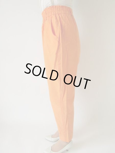 画像4: ビタミンオレンジのテーパードパンツ(ウエストゴム) (4)