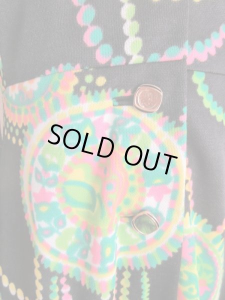 画像4: 1点モノ*カラフルサイケなワンピース (4)