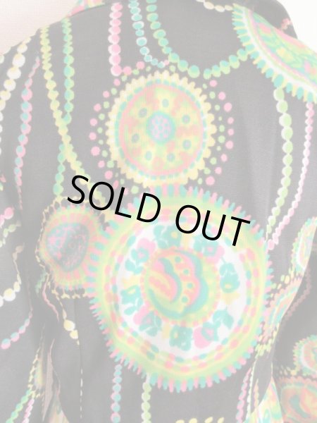 画像7: 1点モノ*カラフルサイケなワンピース (7)