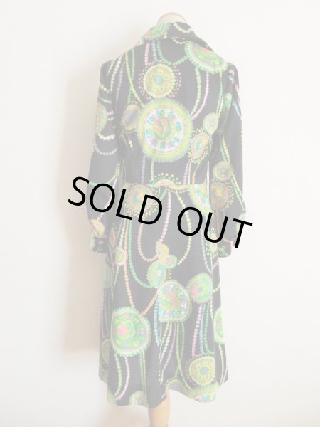 画像6: 1点モノ*カラフルサイケなワンピース (6)