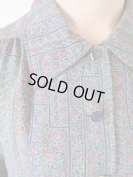 画像8: シェルの葉っぱ型ベルト付きワンピース (8)