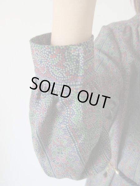 画像9: シェルの葉っぱ型ベルト付きワンピース (9)