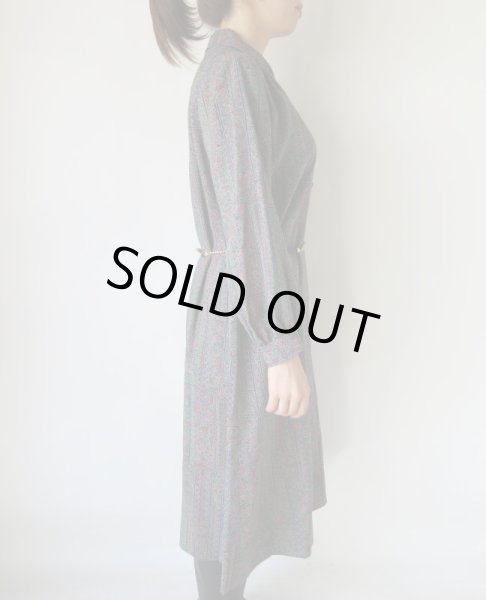 画像5: シェルの葉っぱ型ベルト付きワンピース (5)