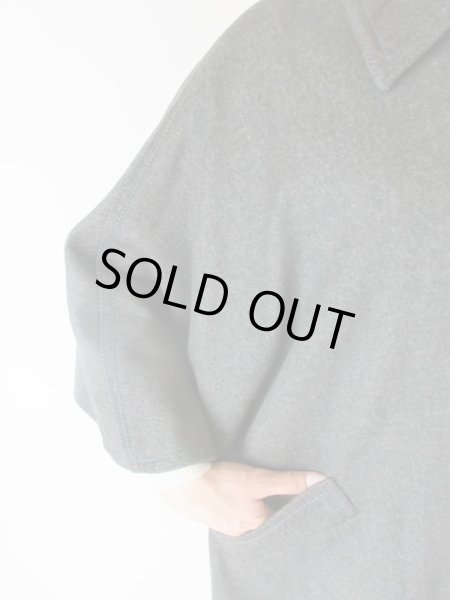 画像7: 1点モノ*ステッチの効いたオーバーサイズの大人顔コート (7)