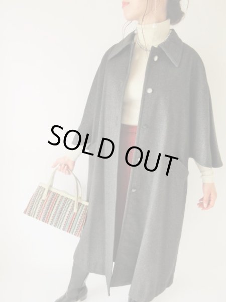 画像2: 1点モノ*ステッチの効いたオーバーサイズの大人顔コート (2)