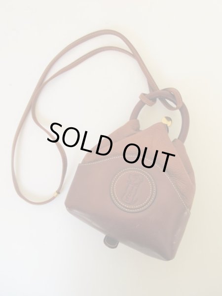 画像4: Dead stock*型押しワンちゃんのレザーバッグ (4)