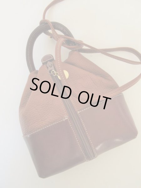 画像6: Dead stock*型押しワンちゃんのレザーバッグ (6)