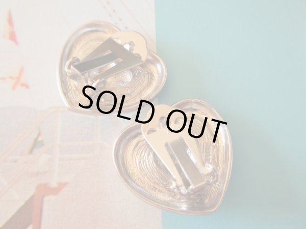 画像5: Dead stock*艶消しハートのイヤリング (5)