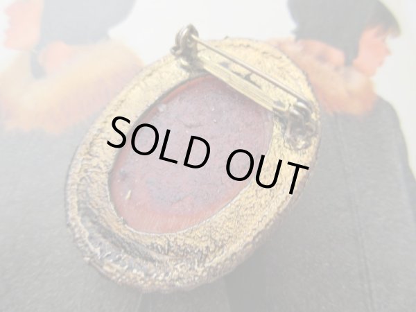 画像4: クラシカルなカメオブローチ (4)