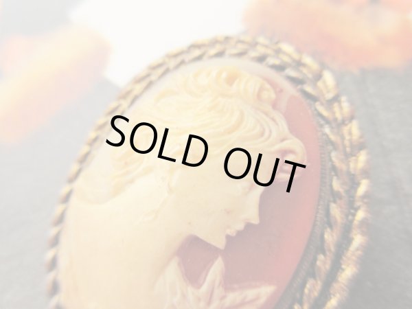 画像3: クラシカルなカメオブローチ (3)