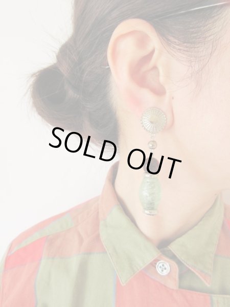 画像6: Dead stock*ガラスビーズイヤリング (6)