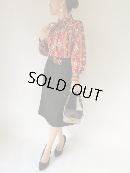 画像3: サイドボタンデザインスカート (3)