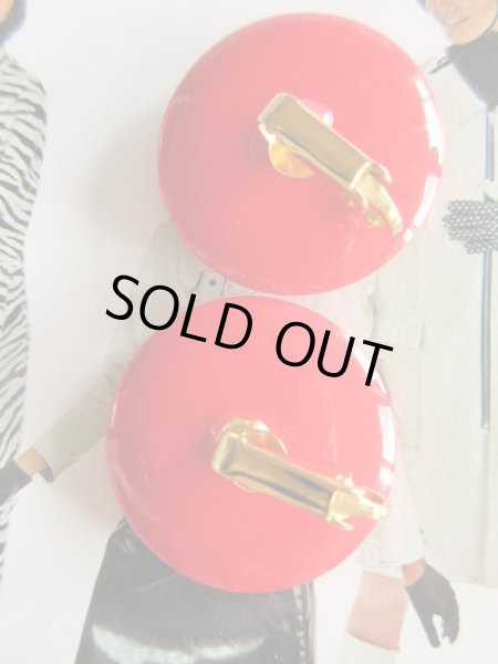 画像4: Dead stock*赤マルイヤリング (4)