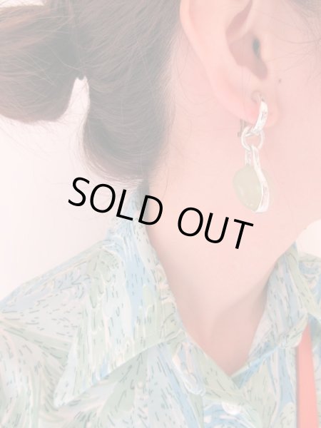 画像5: Dead stock*異素材ミックスイヤリング (5)