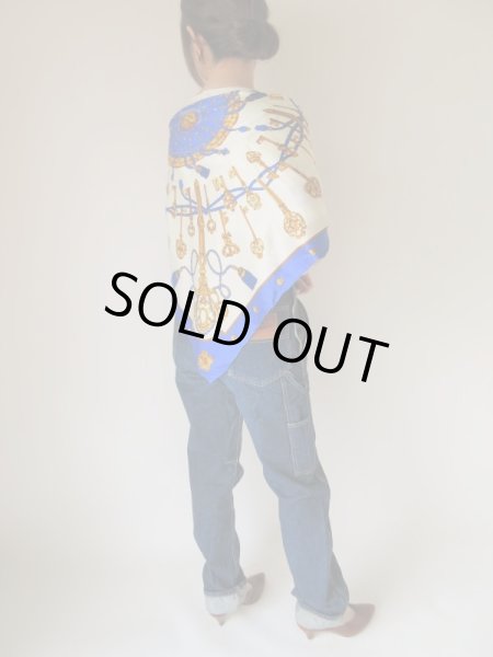 画像2: 鍵柄のシルクスカーフ (2)