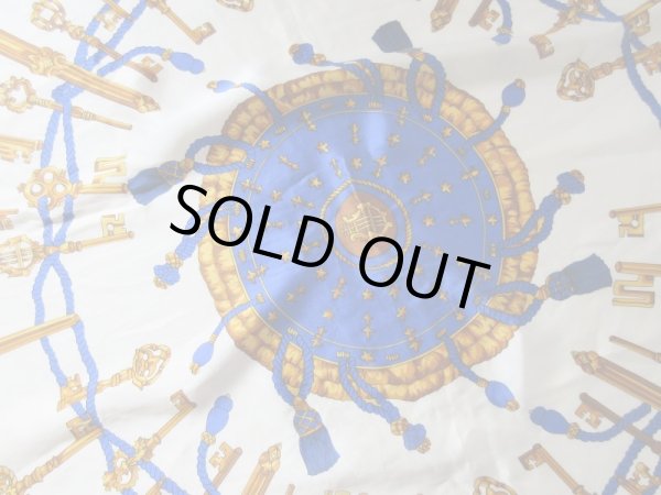 画像7: 鍵柄のシルクスカーフ (7)