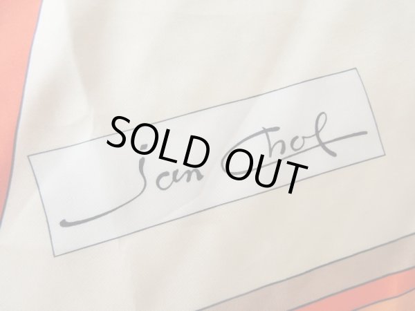 画像4: 大胆レトロなシルクスカーフ (4)