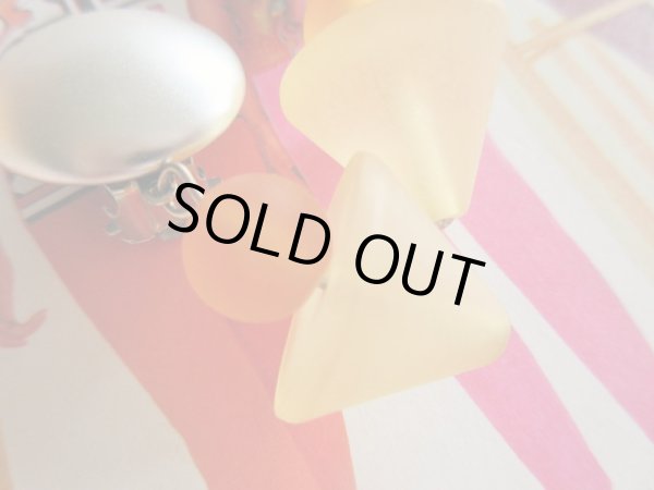 画像4: Dead stock*マットな質感のレトロイヤリング (4)