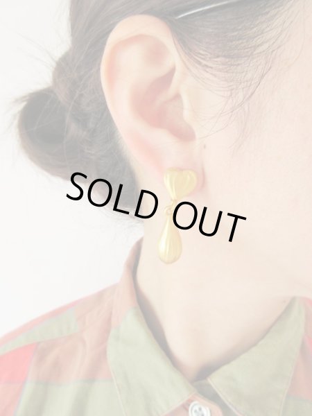 画像5: Dead stock*ハートとドロップパーツのイヤリング (5)