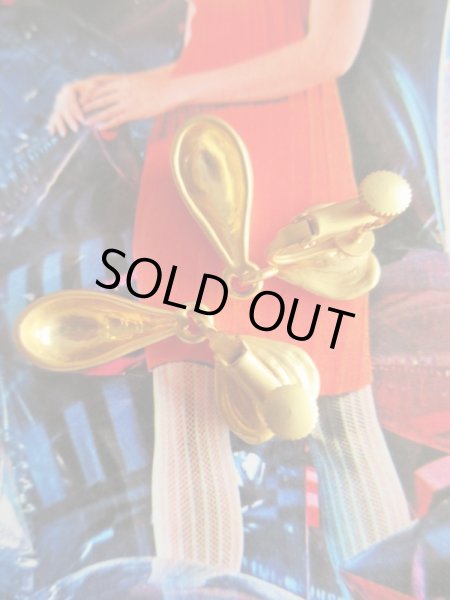 画像4: Dead stock*ハートとドロップパーツのイヤリング (4)