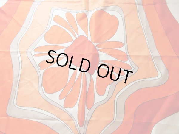 画像5: 大胆レトロなシルクスカーフ (5)