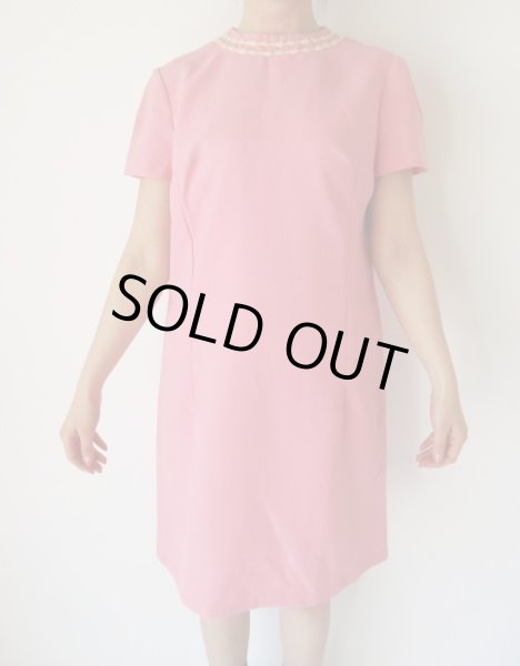 画像3: 海外ヴィンテージ*毛糸の2本ラインワンピース (3)